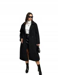 Shein Női Plus Size Kabát Fekete 44-ES