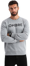 Ombre Klasszikus férfi melegítő felső szürke melírozott V1 OM-SSPS-0181 XL
