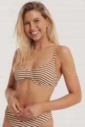 NA-KD Bikini Felső, csíkos, Size 80C