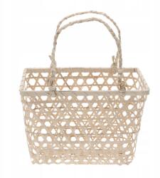 Trend-Deco Dekoratív táska, 30cm, természetes, virágokhoz, rusztikus stílus (TD00156)