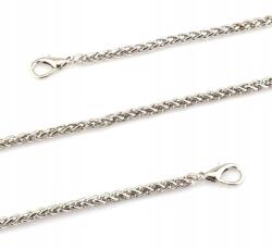 EdiBazzar Öv ezüst színű táskapánt, hosszú fém lánc (Pasek Srebrny do torby torebki łańcuch długi)