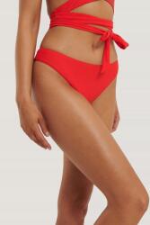 NA-KD Piros Bikini Alsó, Size S, 90% poliészter, ragasztómaradványok