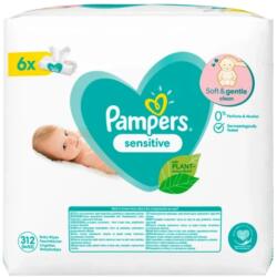 Pampers Sensitive Nedves törlőkendő, 6×52db, 312 db (81687204)