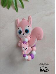 Baby Panda Marokrágcsa - Mókus - rózsaszín