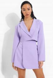 Boohoo Mini Szoknya, lila, Size 42, poliészter, elasztán