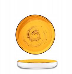 Wilmax England Wilmax sárga porcelán tányér, Size 28cm, magas peremű (alerz obiadowy 28 cm żółty WL-669420/A)