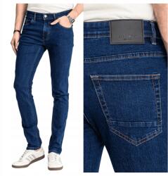 Marcus Férfi farmernadrág Marcus Sebb, egyenes szabású, kék, W33 L34, 69% pamut (14-200304)