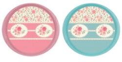 Herevin Kerek dekoratív műanyag tálca - Vintage virágmintás, több színben szám: 2