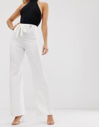 Missguided Fehér Nadrág, Size 38, kötővel