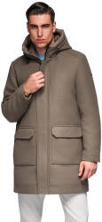 Ombre Férfi parka kabát gyapjúval és kapucnival khaki V2 OM-COWC-0132 M méret (169752)