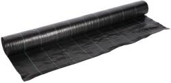 Micul Fermier Folie antiburuieni, polietilena, tesuta, neagra, 100 g/m2, 1.5x100 m, Micul Fermier
