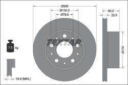 TEXTAR Disc frana TEXTAR 92345003 (92345003)