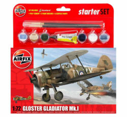 Airfix Starter Set Repülőgépek A55206 - Gloster Gladiator (1: 72)