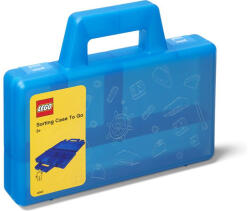 LEGO® To Go tárolódoboz rekeszekkel - kék