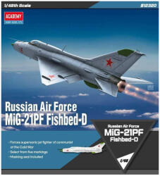 Academy 12320-as számú repülőgép-modellkészlet - Orosz Légierő MiG-21PF Fishbed-D (1: 48)