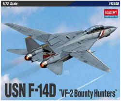 Academy 12590-es számú repülőgép-modellkészlet - USN F-14D "VF-2 Bounty Hunters" (1: 72)