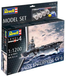 Revell ModelSet Ship 65824 - USS Enterprise (1: 1200)