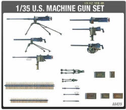 Academy Model Kit military 13262 - US MACHINE GUN SET (1: 35)