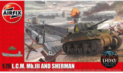 Airfix Classic Kit katonai A03301 - LCM és Sherman (1: 76)