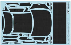 TAMIYA 1/24 LÉPTÉKŰ Toyota 86/Toyota GT86 KARBON MINTÁS MATRICA KÉSZLET