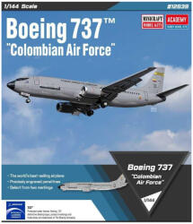 Academy 12639-es repülőgép-modellkészlet - Boeing 737 "Kolumbiai Légierő" (1: 144)