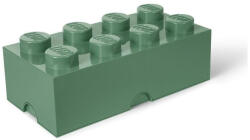 LEGO® tárolódoboz 250x500x180mm - hadsereg zöld