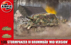 Airfix Classic Kit tank A1376 - Sturmpanzer IV Brummbar (középső változat) (1: 35)