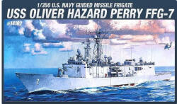 Academy Modell Kit hajó 14102 - USS OLIVIER HAZARD PERRY FFG-7 (1: 350)
