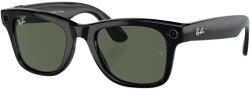 Ray-Ban Ochelari Smart Ray-Ban Meta Wayfarer, Marime M, Wireless, Bluetooth, Microfon, Smart Glasses AI, Lentile G15, Standard, Verde-Negru (899-00598-01)