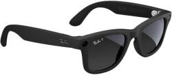 Ray-Ban Ochelari Smart Ray-Ban Meta Wayfarer, Marime L, 32 GB stocare, Camera Foto 12mp, 5 microfoane, difuzoare, Wifi 6, Meta AI, Large, Gradient-Grafit-Polarizat, Negru-Mat (RW4008601ST3)