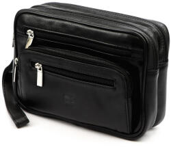 Nordee HP104D fekete férfi bőr autóstáska 24 x 15.5 x 10 cm (56523)