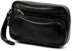  Nordee HP201 fekete férfi bőr autóstáska 24 x 15 x 7.5 cm (56526)