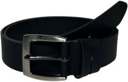  Fekete férfi bőr öv, 120 cm (FO-391-F-120)