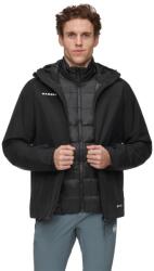 Mammut Jacheta Barbati Mammut Treeline 3 In 1 Hs Hooded Black-Black (1010-31650-0052)