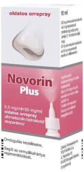  Novorin Plus 0, 5mg/ml+50mg/ml oldatos orrspray 10ml (877467)