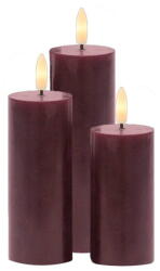 Sirius LED gyertya szett 3 db-os (magasság 15 cm) Sille - Sirius