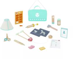 Tooky Toy Állatorvos játékszett fa kiegészítőkkel (TK319N)
