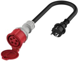 Platinet Adapter elektromos autókhoz Schuko 16A (apa) CEE 16A-re EV_A11C35S (PL0751)