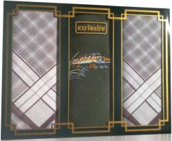 ETEX M15-csuka férfi textilzsebkendő lux díszdobozban 3db