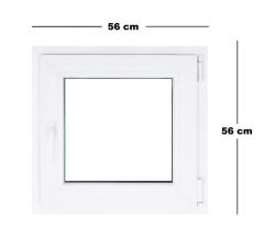 Far Est Műanyag ablak fehér 56x56cm (6047376)