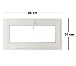 Far Est Műanyag ablak fehér 96x50cm 3 kamrás Bukó (6020144)