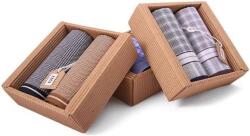ETEX M51-MIX férfi textilzsebkendő 2db hullámkarton csomagolásban (öko)