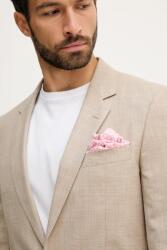 BOSS selyem zsebkendő BECKHAM X BOSS - rózsaszín Univerzális méret