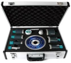 BIHUI set carote dimantate cu montare pe polizor unghiular 25-68 mm, 10 piese (DBDMS10)