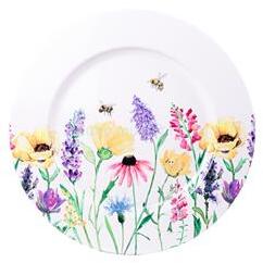  IRIS bádog tálca mezei virág 33x1, 5cm (QX_IMPEX_KFT_81058) (QX_IMPEX_KFT_81058)