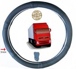  Teherautós valódi bőr furgon kormányvédő (DS01BK45CM) (DS01BK45CM)