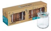 LUMINARC 4 db kerek üvegedény készlet fedéllel 750ml (LUMINARC_25644) (LUMINARC_25644)
