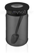 Qlux IDEAS IRIS C-00509 Black Pearl üveg tároló kanállal 380ml (C-00509) (C-00509)