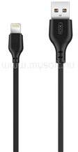 XO NB103 adatkábel (USB - Lightning, 10W, gyorstöltő, 100cm) FEKETE (XO_NB103_USB_L_B) (XO_NB103_USB_L_B)