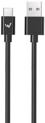 Wonder Cablu Wonder USB-A-USB-C 1m Negru (WC120CFBK)
